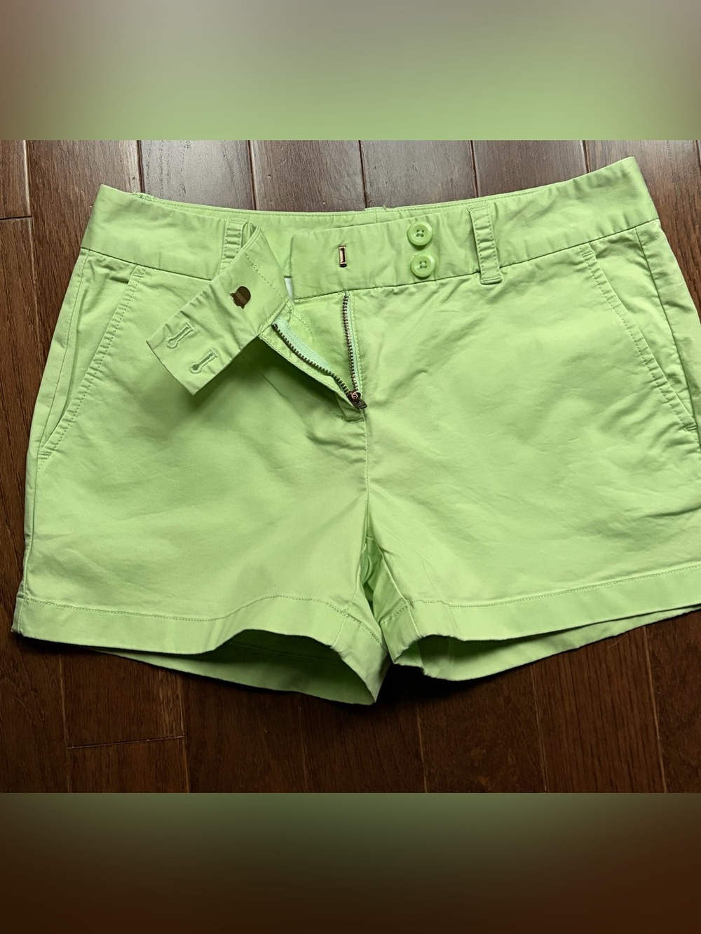 Vineyard Vines Women's Lime Iguana Dayboat Shorts Sz 0